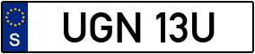 Truck License Plate